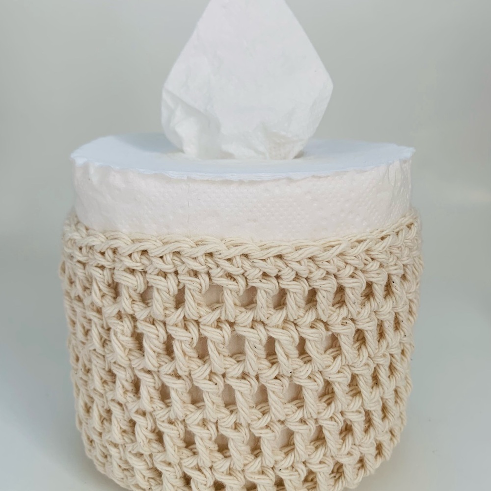 Pure Cotton Tissue Paper Cover — Neutral Home Accent - Picture 4 of 9